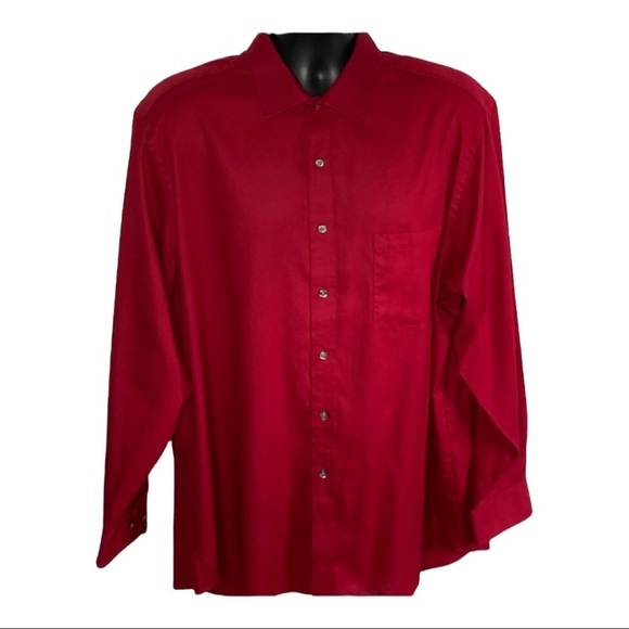 VanHeusen Flex Collar Regular Fit Sz 17 1/2 34/35 - Picture 1 of 6
